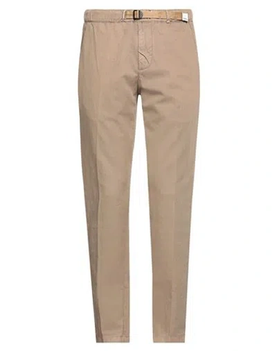 White Sand Pants In Beige