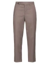 White Sand Man Pants Khaki Size 36 Polyester, Viscose, Elastane In Beige