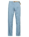 White Sand Man Pants Light Blue Size 30 Cotton, Elastane