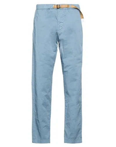 White Sand Man Pants Light Blue Size 30 Cotton, Elastane