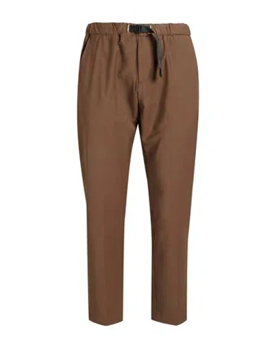 White Sand Man Pants Light Brown Size 32 Wool, Polyester, Elastane