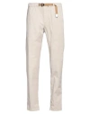 White Sand Man Pants Light Grey Size 28 Cotton, Elastane