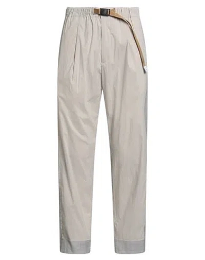 White Sand Man Pants Light Grey Size 32 Cotton, Polyamide, Elastane In Gray