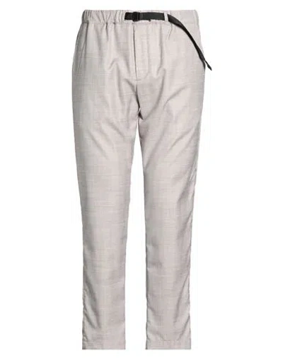White Sand Man Pants Light Grey Size 34 Polyester, Viscose, Elastane In Gray