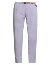 White Sand Man Pants Lilac Size 32 Cotton, Elastane In Blue