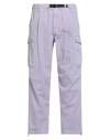 White Sand Man Pants Lilac Size 32 Cotton In Purple