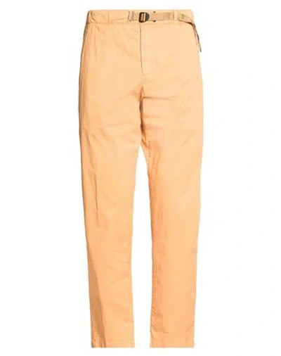White Sand Man Pants Mandarin Size 36 Cotton, Elastane In Orange