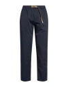 White Sand Pocket Elasticated Trousers In Blue