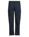 White Sand Man Pants Midnight Blue Size 28 Polyester, Viscose, Elastane In Blue