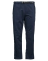 White Sand Belted Pants In Multi