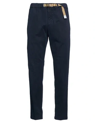 White Sand Man Pants Midnight Blue Size 38 Cotton, Tencel, Silk, Elastane