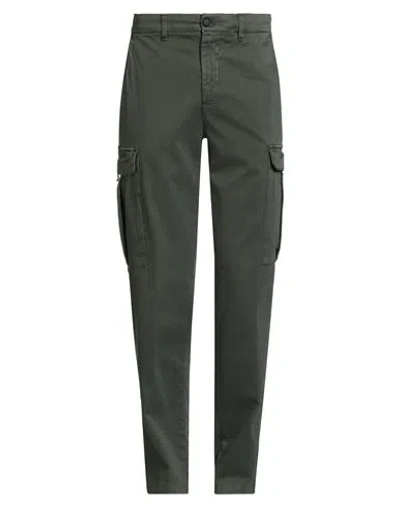 White Sand Man Pants Military Green Size 30 Cotton, Elastane In Gray
