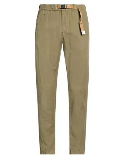 White Sand Man Pants Military Green Size 38 Lyocell, Linen, Cotton In Burgundy