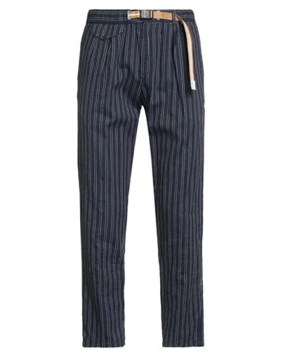 WHITE SAND WHITE SAND MAN PANTS NAVY SIZE 34 COTTON, LINEN