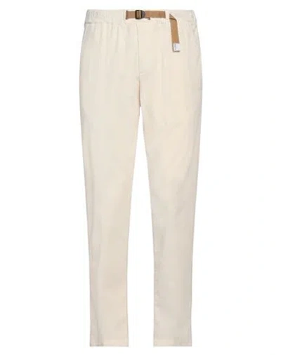 WHITE SAND WHITE SAND MAN PANTS OFF WHITE SIZE 36 COTTON, LYOCELL, ELASTANE