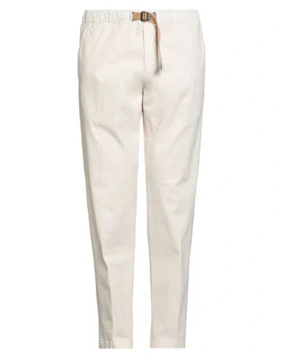 White Sand Man Pants Off White Size 36 Cotton, Elastane