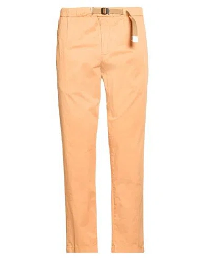White Sand Man Pants Orange Size 34 Cotton, Elastane