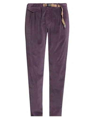 White Sand Man Pants Plum Size 38 Cotton, Lyocell, Elastane