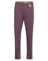 White Sand Man Pants Purple Size 28 Cotton, Elastane