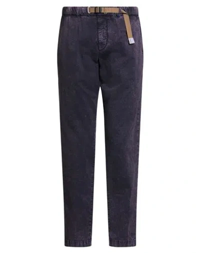 White Sand Man Pants Purple Size 34 Cotton, Elastane