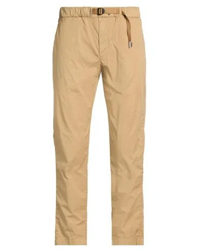 White Sand Man Pants Sand Size 32 Cotton, Elastane In Nude