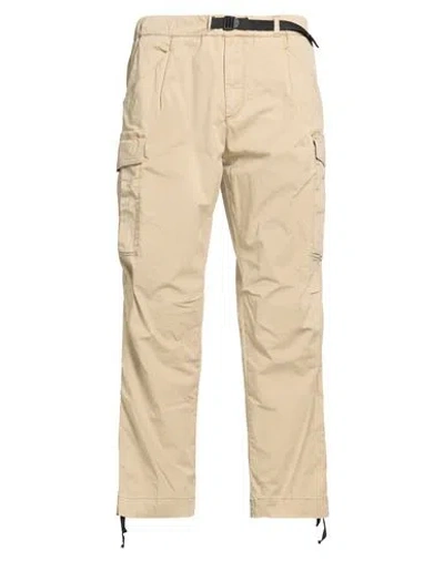White Sand Man Pants Sand Size 34 Cotton, Elastane In Brown