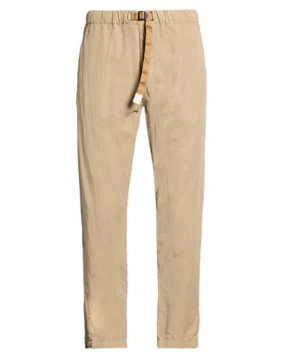 White Sand Man Pants Sand Size 38 Lyocell, Linen, Cotton In Neutral