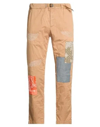 White Sand Man Pants Sand Size 40 Cotton, Elastane