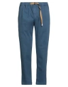 White Sand Man Pants Slate Blue Size 38 Cotton, Elastane