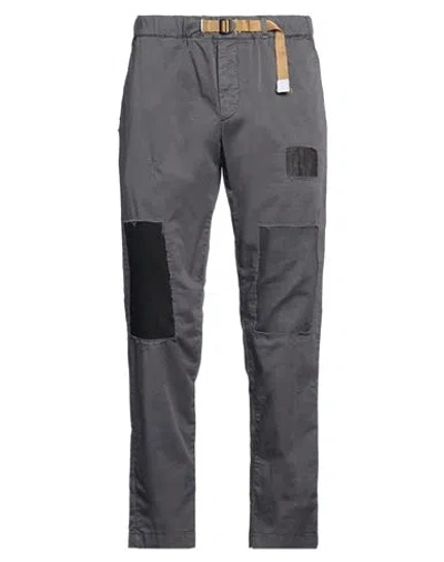White Sand Man Pants Taupe Size 32 Cotton, Elastane In Grey