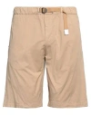 White Sand Man Shorts & Bermuda Shorts Beige Size 28 Cotton, Elastane