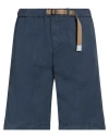 White Sand Bermuda Con Cintura In Blue