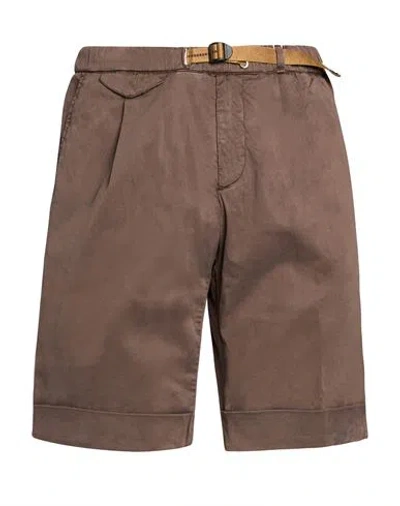 White Sand Man Shorts & Bermuda Shorts Chocolate Brown Size 28 Lyocell, Cotton, Elastane