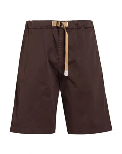 White Sand Man Shorts & Bermuda Shorts Chocolate Brown Size 32 Cotton, Elastane