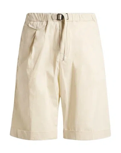 White Sand Man Shorts & Bermuda Shorts Ivory Size 30 Cotton, Polyamide, Elastane In Neutral
