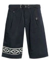 White Sand Man Shorts & Bermuda Shorts Midnight Blue Size 28 Cotton, Elastane In Multi