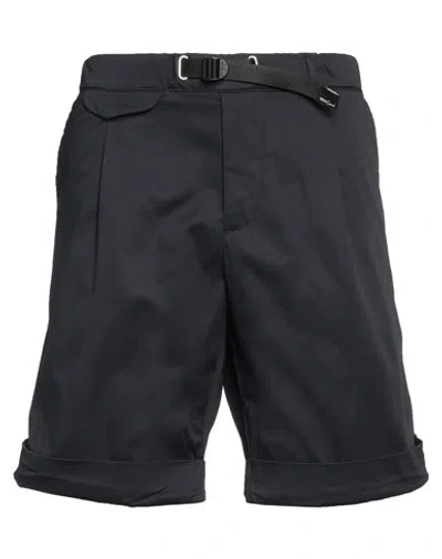 White Sand Man Shorts & Bermuda Shorts Navy Size 36 Cotton, Elastane