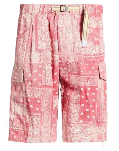 White Sand Man Shorts & Bermuda Shorts Red Size 32 Cotton In Pink