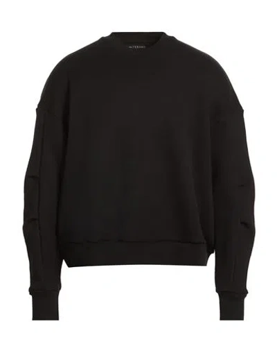 White Sand Man Sweatshirt Black Size S Cotton