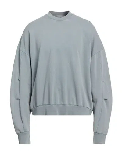 White Sand Man Sweatshirt Sky Blue Size M Cotton