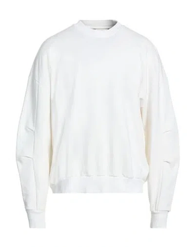 White Sand Man Sweatshirt White Size M Cotton