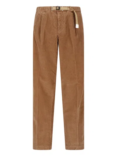White Sand Men's Cotton-lyocell Stretch Trousers In Brown