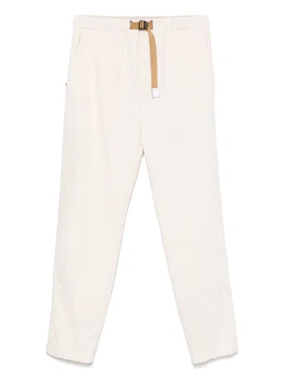 White Sand Off White Belted Trousers
