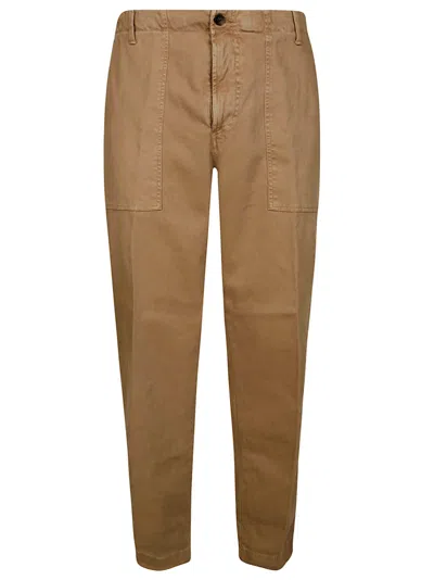White Sand Pantalone Fatigue Cannete' In Beige