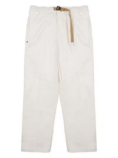 White Sand Pantalone In Cotone Con Cintura In White