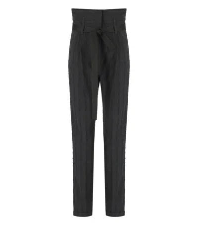White Sand Kelly Black Trousers