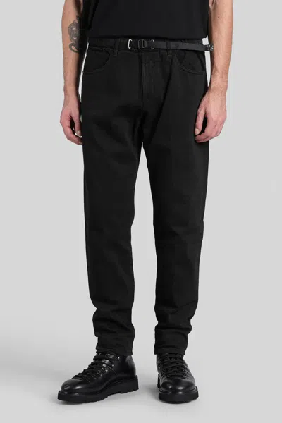 White Sand Pants In Black