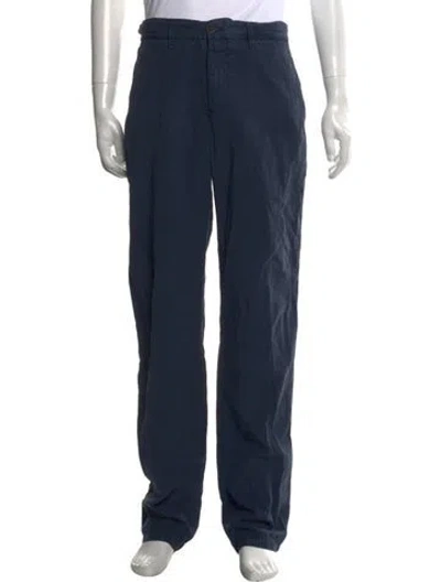 Pre-owned White Sand Pants In Blue