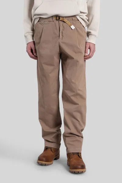 White Sand Pants In Brown