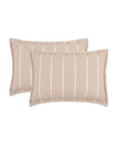 White Sand Playa Sham, Standard In Terracotta